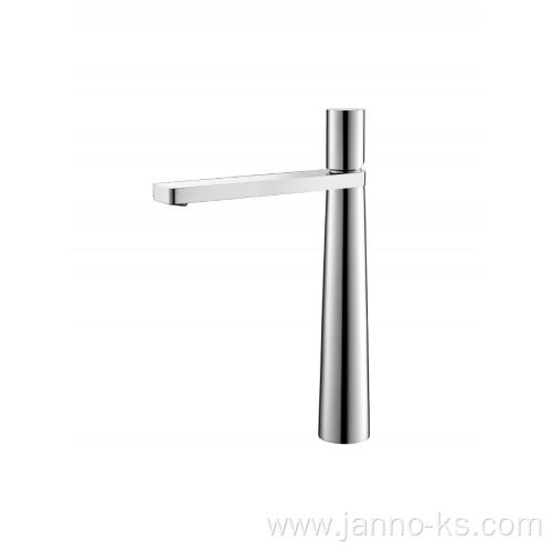 High Bathroom Faucet Chrome Tap Mixer